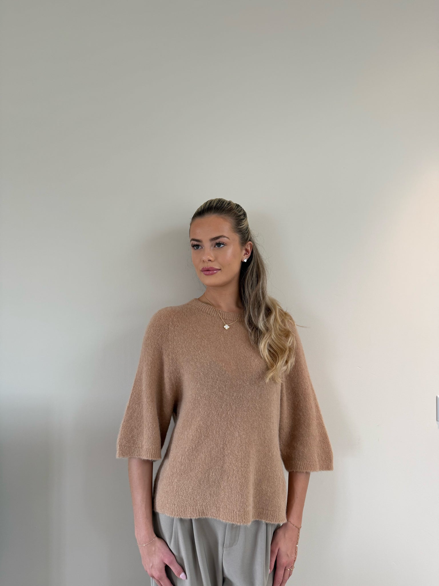 Alpaca blend knit